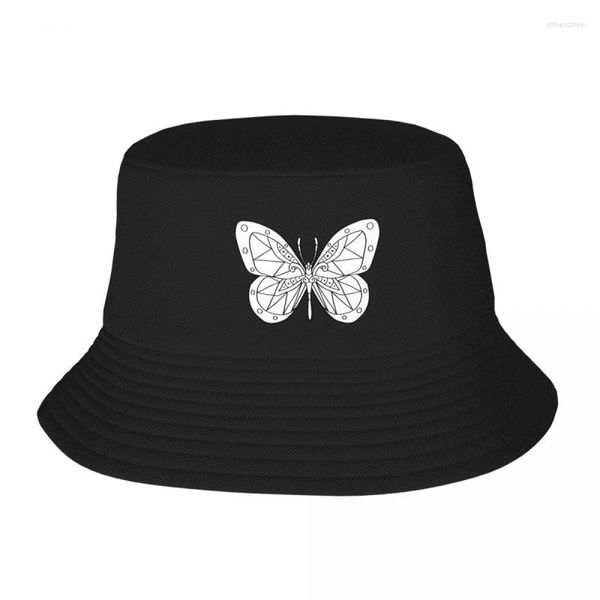 Berets Aztec Butterfly Mayan Inca Toltec Adult Fisherman's Hat Bob Bucket Hats Men Women Caps Fisherman Girl Boy