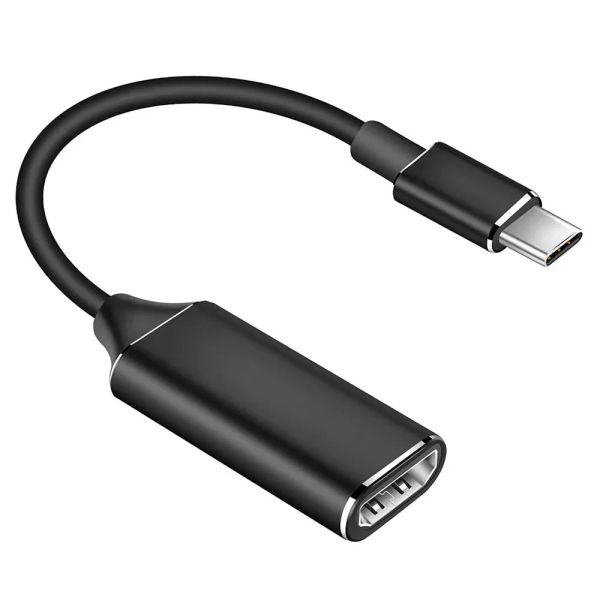 Adaptador 4K Typec para HDTV Conversor de TV compatível HD 4K 16CM Cabo USB para celularSamsungHUAWEIPC LaptopTablet ZZ