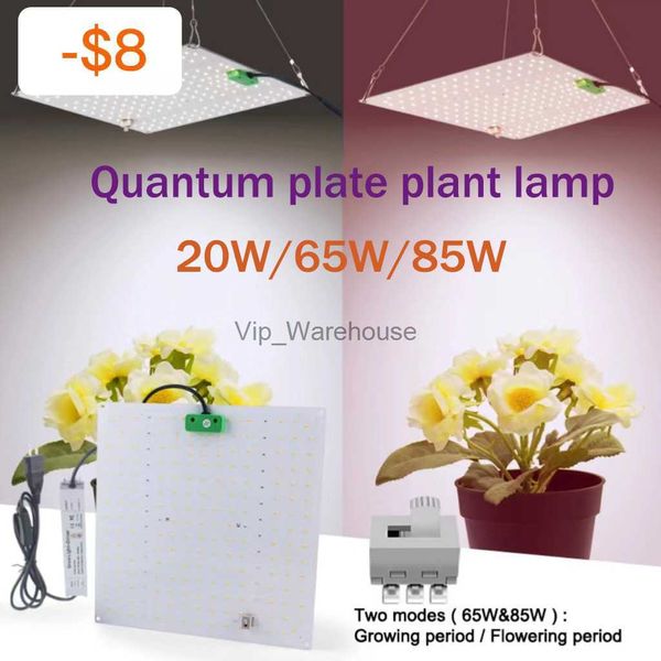 Crescer luzes 20w 65w 85w led planta crescer luz espectro completo quantum placa 85-277v para plantas de interior mudas veg flores plantas yq230927