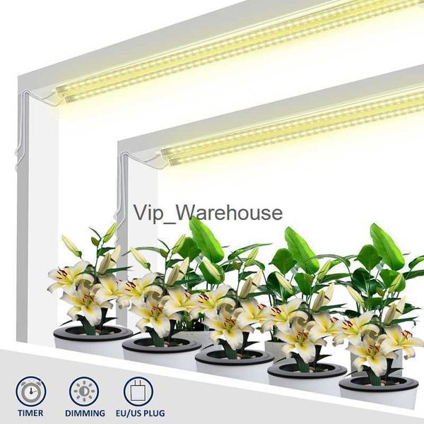 Luzes de cultivo LED para cultivo de tiras de luz com 4 barras de 40W Lâmpada interna de espectro completo para plantas Phyto Lamp Phytolamp Timer Prateleira de planta hidropônica YQ230926 YQ230926