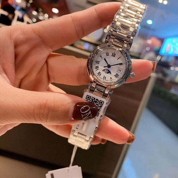 Principais relógios de pulseira de designer de marca Diamond Lady Watches for Womens Valentine's Christmas Day Day Gift Stainless Band Fancy Box