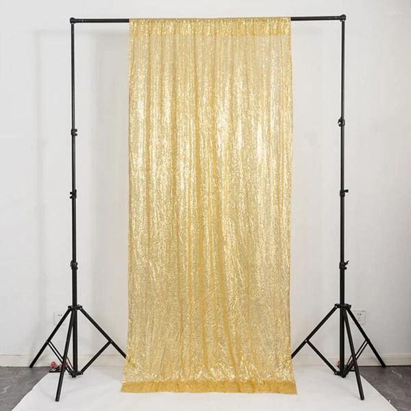 Parti Dekorasyonu 60x240cm Düğün Bebek Duş Arka Plan Perde Zemin Sequin Stüdyo Striking Drapes