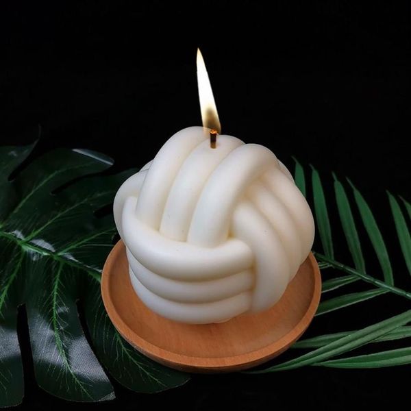 Stampi da forno Forma di candela a bolle 3D per candele Stampi in silicone Attrezzi per torte Stampo per sapone in cera Fai da te Aromatherarpy Decorazione domestica Cr192l