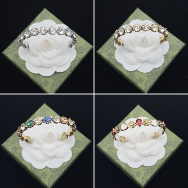Clássico marca de luxo retro pulseira para homens mulheres listra 925 prata incrustada strass pulseira casal tipo bloqueio jóias pulseiras presente