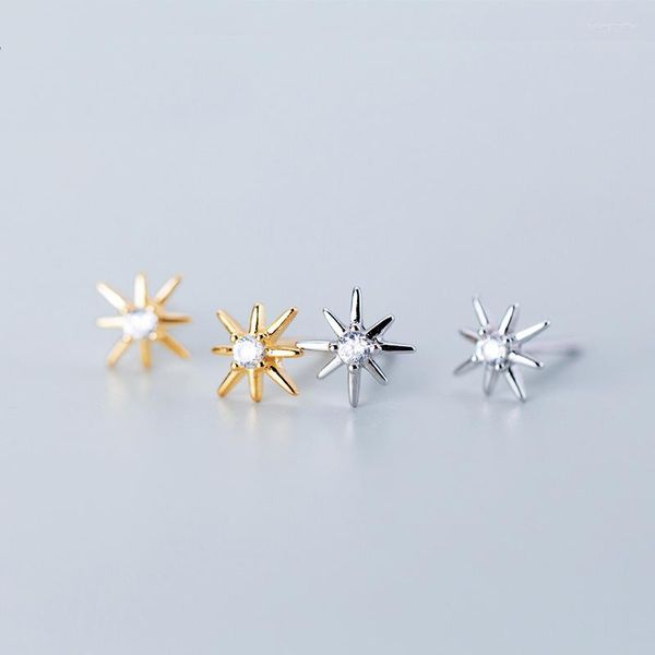 Orecchini per borchie Mloveacc 925 Sterling Silver Women Fashion Fashion Small Star Regalo per ragazze Adolescenti Lady