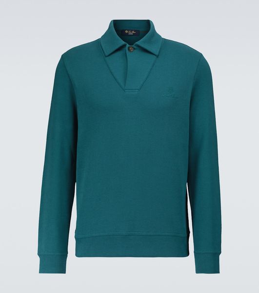 Herren Polos Herbst Winter Neuer Stil Kleidung für Herren Loro Piana Langarm Polo Pullover Freizeithemden 23SS Designer