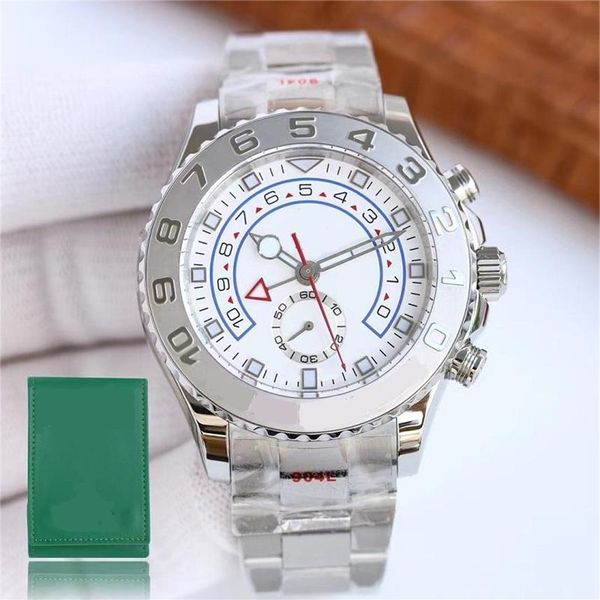 Marca de luxo atômica U1 relógio fábrica swissmade relógios para homens 18k branco ouro cinza mostrador YaChtMaster esporte mergulho relógio de pulso boyfri267p