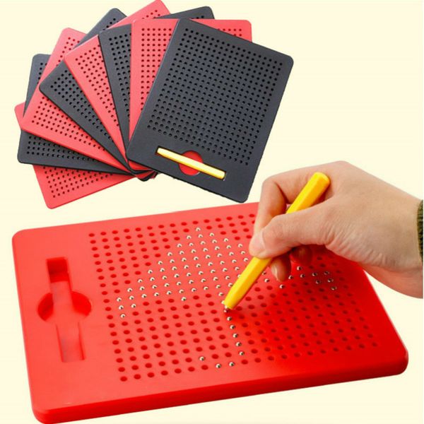 Lernspielzeug Magnetische Kugel Zeichenbrett mit Stift Kinder lernen Zeichnung Skizzenblock Tablet Lernspielzeug für Kinder Erwachsene Notebook Geschenk 230926