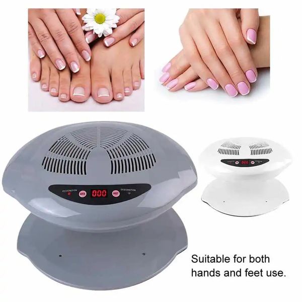 Asciuga unghie Asciugatrice ad aria fredda Detergente per manicure Caldo freddo Ventilatore per asciugatura smalto Ventola da 400 W Sensore intelligente Attrezzatura per arte del salone 230927