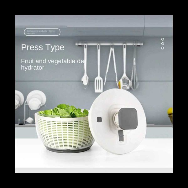 Asciugatrice Pressa Disidratatore per verdure Asciugatrice per frutta Capacità domestica Disidratatore Gadget da cucina e accessori Scarico Cestino per insalata YQ230928