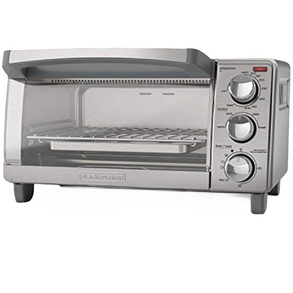 4-Scheiben-Toaster mit natürlicher Konvektion, Backen, Grillen, Toasten, Warmhalten, Pizzaofen, Elektroofen, Küchengerät