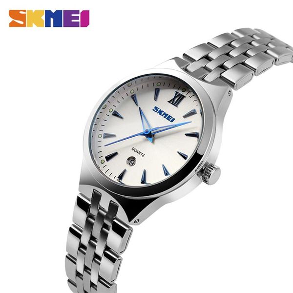 Skmei relógios masculinos marca superior de luxo calendário moda relógio 3bar à prova dwaterproof água quartzo relógios pulso relogio masculino 9071271g