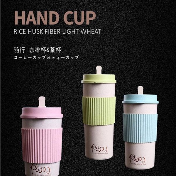 Canecas Viagem Portátil Rosa Azul Verde Bolinhas Térmicas Isoladas Chá Caneca Copo Reutilizável Fibra de Bambu Eco Friendly297K