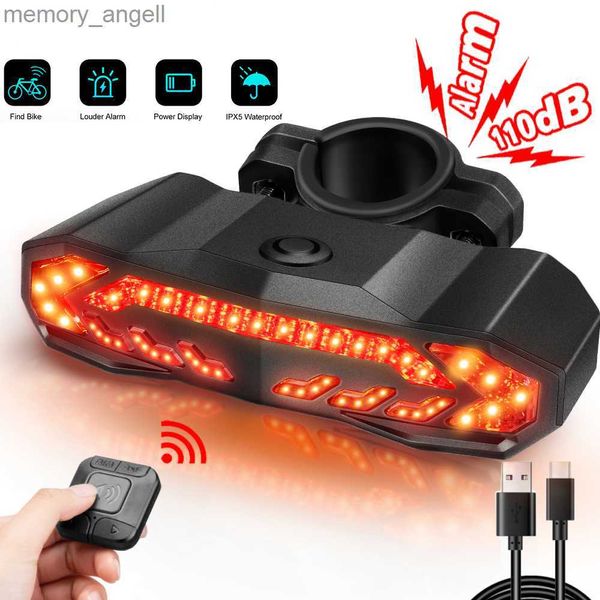 Sistemas de alarma Alarma de bicicleta Antirrobo Impermeable Bicicleta eléctrica Coche Vehículo Alarma de seguridad Sensible Recordatorio Vibración Alarma de motocicleta YQ230927