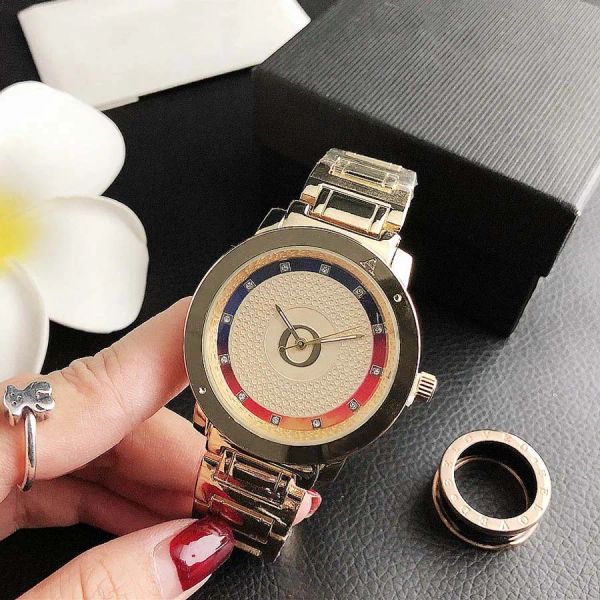 2023 marca de moda relógios feminino meninas estilo cristal aço banda metal quartzo relógio pulso venda quente frete grátis atacado reloj mujer