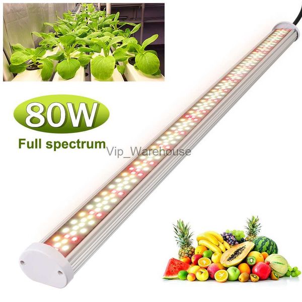 Grow Işıkları LED Grow Light Çubuğu Tam Spektrum Tesisi Büyüme Lambası Güç Kablosu İç Mekan Sera için Büyüyen Growbox Hidroponik Aydınlatma YQ230927