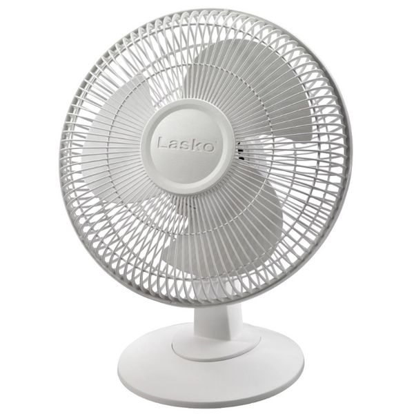 Lasko Ventilador de mesa oscilante de 12