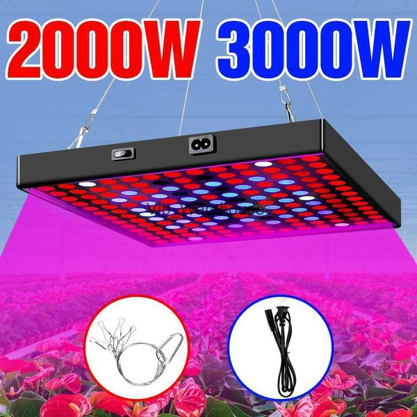 Luzes de crescimento LED Grow Light 2835 Full Spectrum Phyto Lamp Grow Light Bulb 2000W 3000W para plantas de interior Mudas com efeito de estufa Luzes de plantio YQ230926 YQ230926