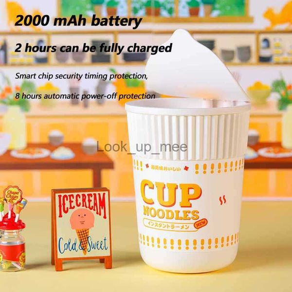 Nemlendiriciler 300ml fincan erişte nemlendirici ev ultrasonik usb aroma hava temizleyici taşınabilir yatak odası esansiyel yağ difüzör hava spreni 2000mah yq230927