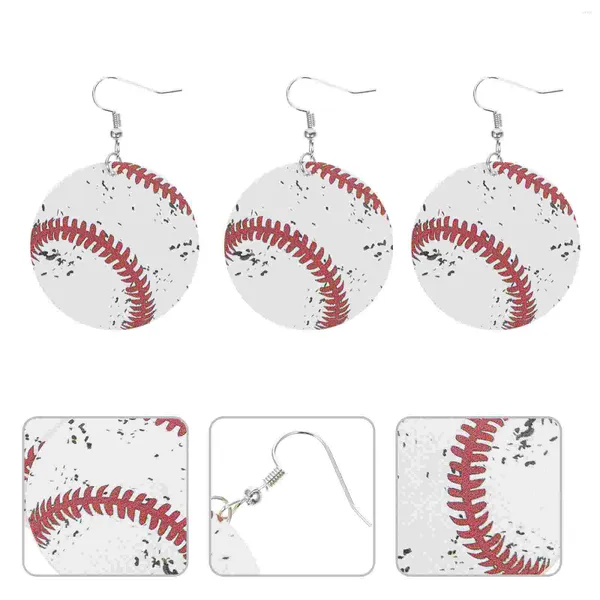 Baumelnde Ohrringe im Baseball-Sport-Stil, für Damen, Mode, Mädchen, Basketball, Geschenk