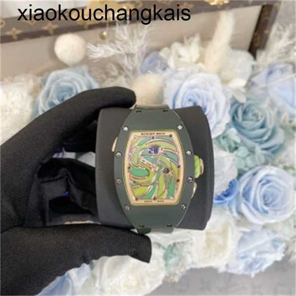 Часы RichasMills Milles ZF Factory Автоматический механизм с турбийоном, швейцарские наручные часы, 99 неиспользованных RM3701, ограниченная серия из 30 женских часов с полным сертификатом в коробке