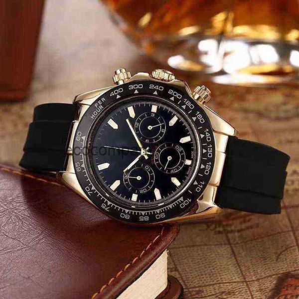 Cronografo multifunzione Daytonass da uomo orologio da polso di lusso orologio di design nastro adesivo da polso con sei aghi lavoro moda uomo tre occhi Ginevra DRXI