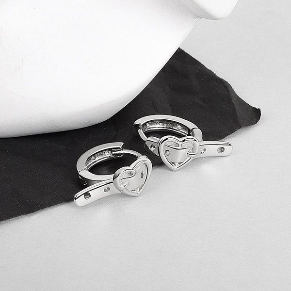 Серьги-кольца NBNB, специальный дизайн, в форме сердца, в форме ремня для женщин, модные вечерние украшения для пирсинга для девочек, женский подарок в стиле панк