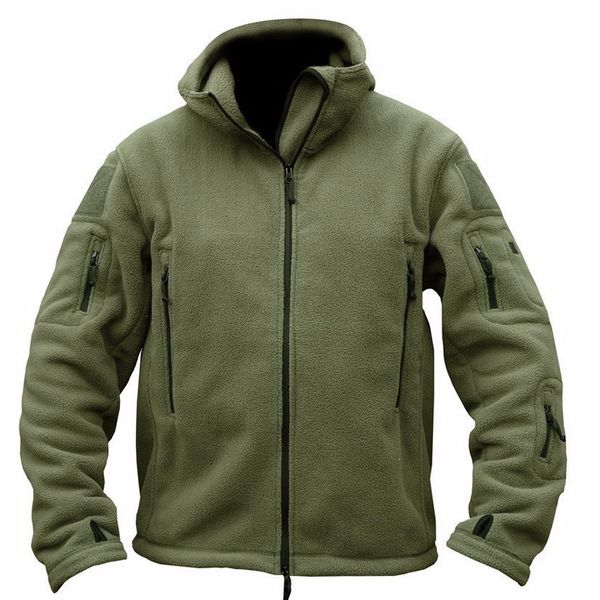 Outdoor-Jacken Hoodies Männer US-Militär Herbst Thermal Fleece Taktische Jacke Outdoor Sport Kapuzenmantel Militar Softshell Wandern Armee 230926