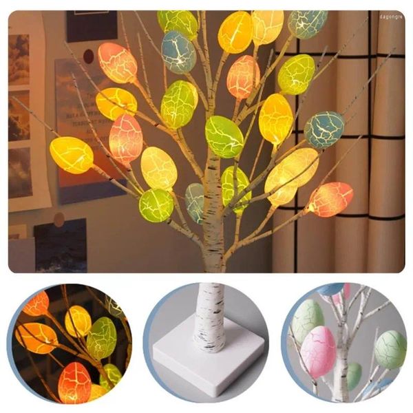 Party Dekoration Ostern Led Baum Licht Bunte Ei Hause Ornament Handwerk Liefert Für Kinder Junge Mädchen Geburtstag Dekor