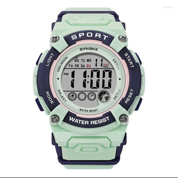 Наручные часы Электронные часы для мальчиков и девочек Спортивные водонепроницаемые многофункциональные