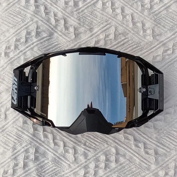 Óculos de esqui segurança proteção motocross óculos marca dupla camadas anti nevoeiro moto óculos de sol da motocicleta esporte ao ar livre eyewear 230927