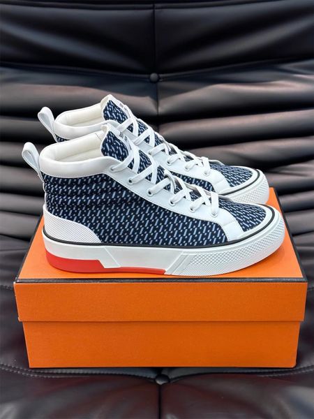 Beliebte Mode 23S/S Männer Trail Sneaker Schuhe High Top Kalbsleder Wildleder Ziegenleder Trainer Top Marke Großhandel Rabatt Mann Skateboard zu Fuß mit Box