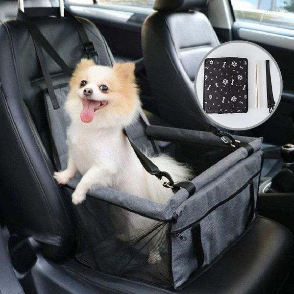 Cão portador pet viagem capa de assento do carro almofada dobrável portadores saco cesta transporte para gatos cães transportin transportar casa à prova dwaterproof água