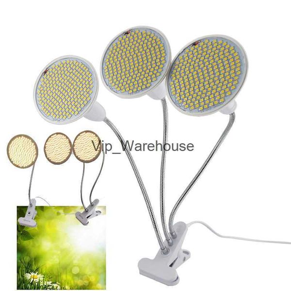 Luzes de crescimento 200 LED Cresce luz planta crescente kit de lâmpada de flores Espectro completo luz solar Phyto lâmpada amarela Hydro Fitolamp growbox Clip veg YQ230926 YQ230926