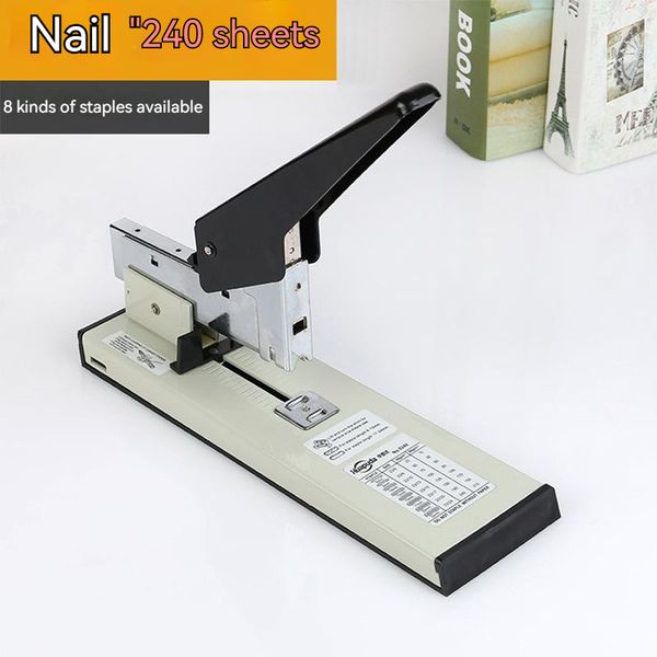 Grampeadores Huapuda Grande Capacidade Papel Grampeador Grampeador Heavy Duty Bookbinding Grampeamento Manual Operado 100200 Folha 230926