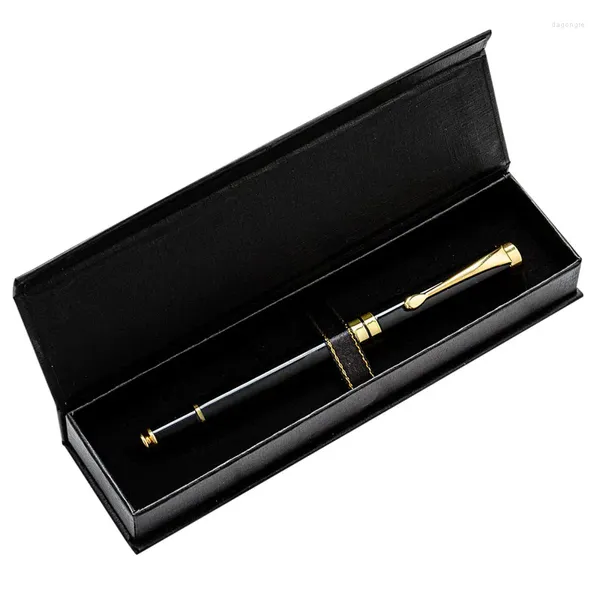 Envoltório de presente 100 Pçs / lote 7 Cores Clamshell Pen Box Moda Upscale Business Office Armazenamento Criativo Material Escolar Lápis Casos