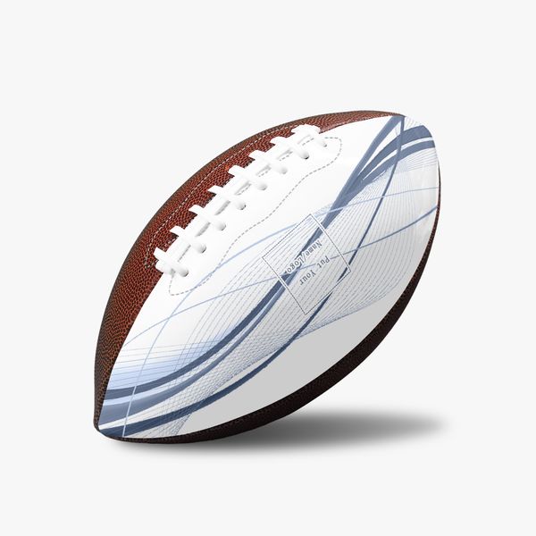 Benutzerdefinierte American Football DIY Rugby Nummer neun Outdoor-Sport Rugby-Match-Team-Ausrüstung Championship Rugby Federation DKL2-22