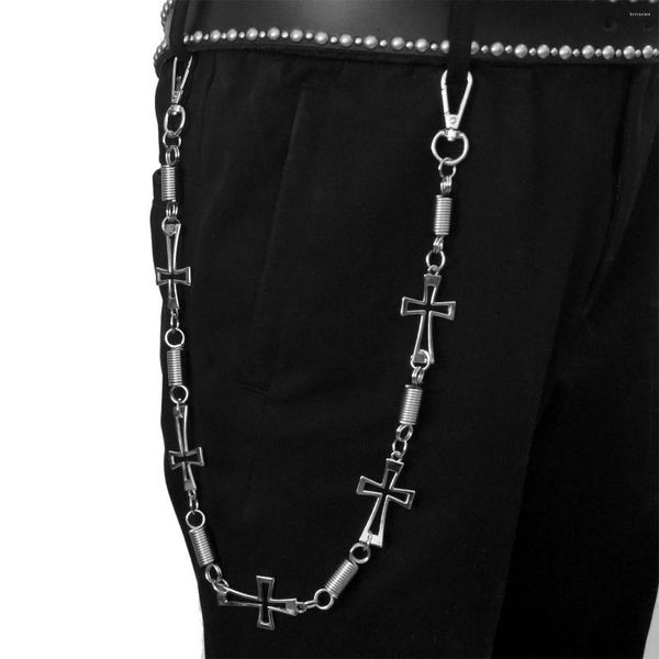 Schlüsselanhänger Biker-Geldbörsenkette mit Cross-Hosen-Metall-Schlüsselanhänger #987