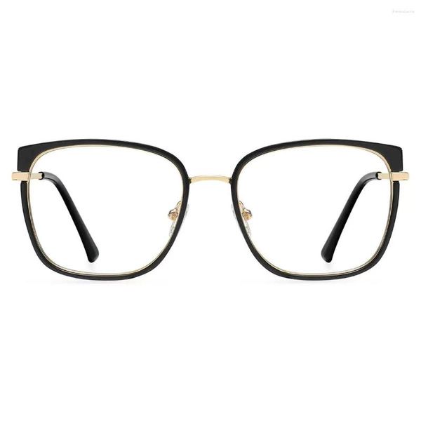 Lunettes de soleil Montures Carrées TR Cerclées Lunettes Leoptique 95618 Noir