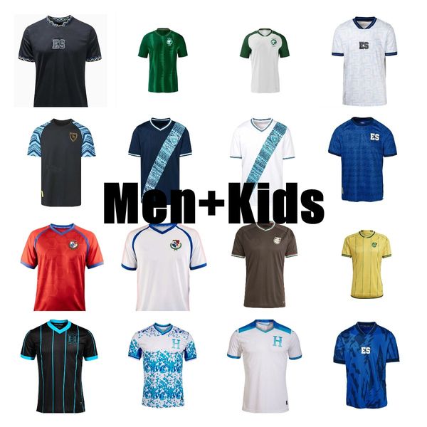 Arábia Saudita 2023 2024 El Salvador Camisas de futebol Jamaica Seleção Nacional Panamá Honduras 23 24 Alex Roldan Brayan Gil Hurtado HOME AWAY camisas de futebol Guatemala tops