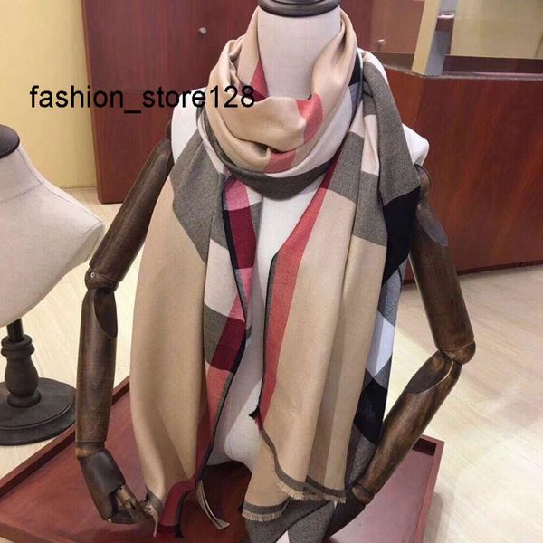 Шарфы женские кашемировые с теплыми длинными шарфами, осенние английские классические клетчатые шарфы, шарфы NDYP