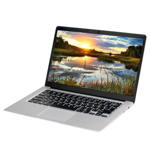 Notebook de 14 polegadas, windows 10pro, netbook de escritório, 6 GB de RAM, 500 GB de ROM, teclado Ultrabook