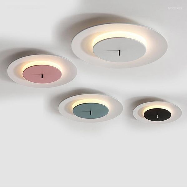 Luzes de teto led para sala de estar luminárias modernas lustre de tecido