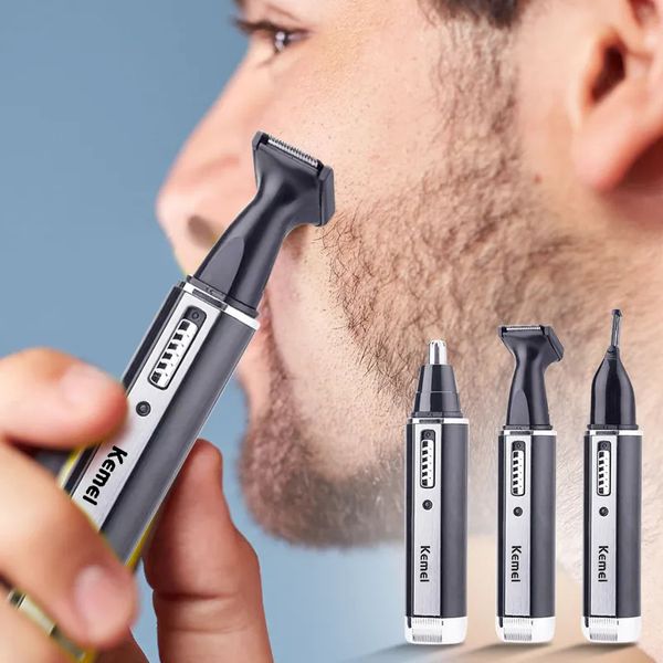 Clippers Trimmers 4 em 1 Recarregável Homens Nariz Elétrico Orelha Aparador de Pêlos Indolor Mulheres aparando costeletas sobrancelhas Barba Cortador de cabelo Corte Shaver 230927