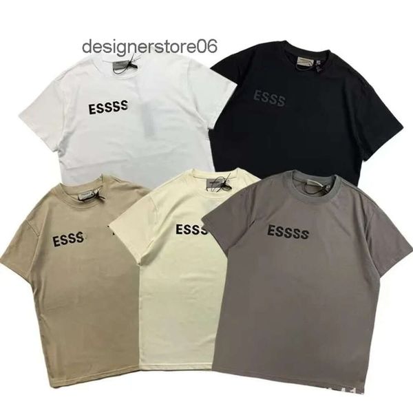 Herren-T-Shirts, 3D-Buchstaben-T-Shirt, Modedesigner und Damen-Paar, Baumwolle, Heißschmelzdruck, Größe, Streetwear, Preis, lässig