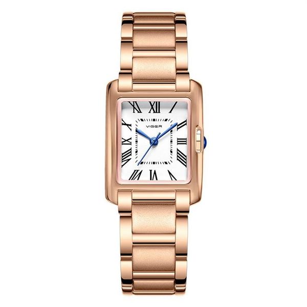 Лучший бренд квадратные женские часы-браслет Высокое качество водонепроницаемые модные женские наручные часы с пряжкой-бабочкой Relogio Feminino2761