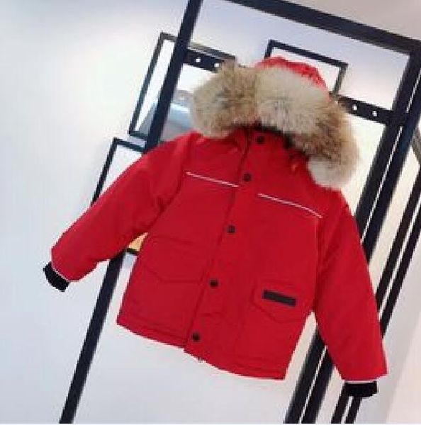 2023 детское пуховое пальто, зимняя верхняя одежда для мальчиков и девочек, куртки, одежда для подростков, толстая теплая верхняя одежда с капюшоном, пальто, детская одежда, куртка