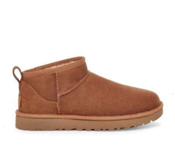 Botas Ugges Mulheres Ultra Mini Botas de Neve Produtos de Inverno Tornozelo Macio Confortável Pele de Carneiro Manter Quente Cartão de Pelúcia Dustbag Nice Presentes Movimento Corrente 358ess