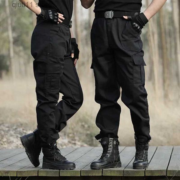 Herrenhose Schwarz Taktische Militärhose Herren Casual Cargohose Tarnung Arbeitshose Kampfarmee Jogginghose Herren Airsoft Pantnes T230928