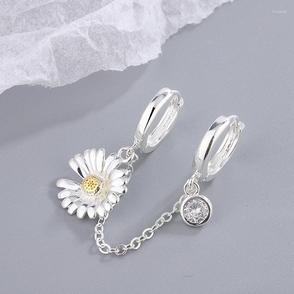 Orecchini a cerchio REETI 925 Sterling Silver Girasole Gioielli sexy creativi per il regalo delle donne